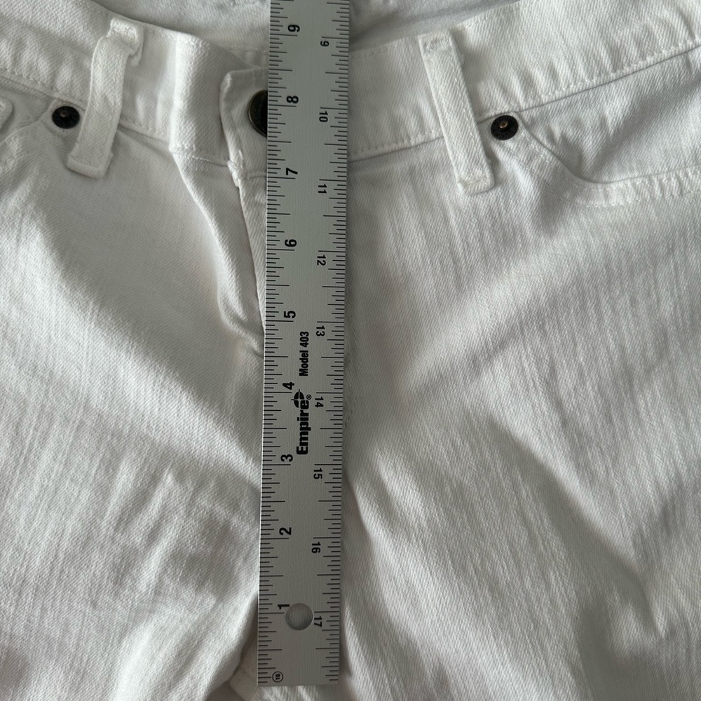 Lucky Brand midrise Charlie Capri white jeans size 10/30 - Picture 8 of 16